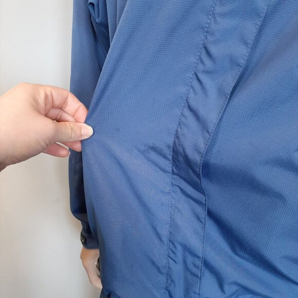 Stormtech Performance Shell Mens Jacket w Stowaway Hood Mens Size Medium Blue - Picture 13 of 16